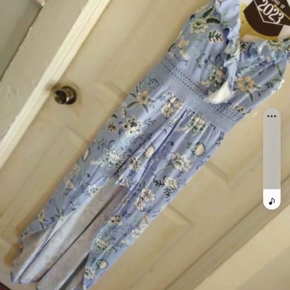 High low romper